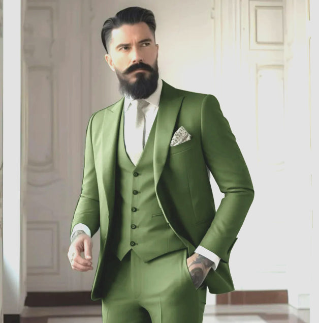 Men’s Classic 3-Piece Wedding Guest Suit | Formal 14