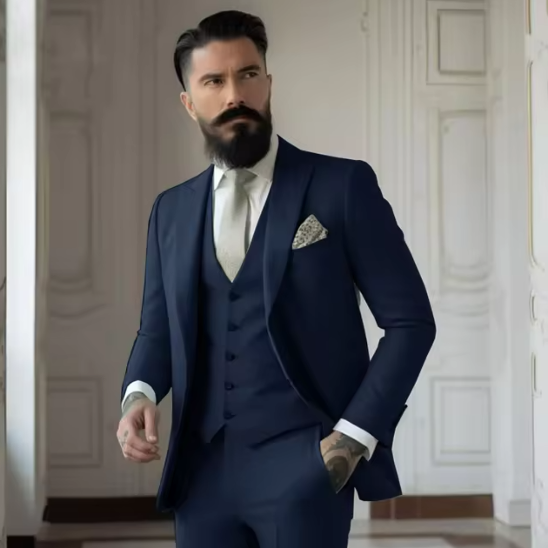Men’s Classic 3-Piece Wedding Guest Suit | Formal 2