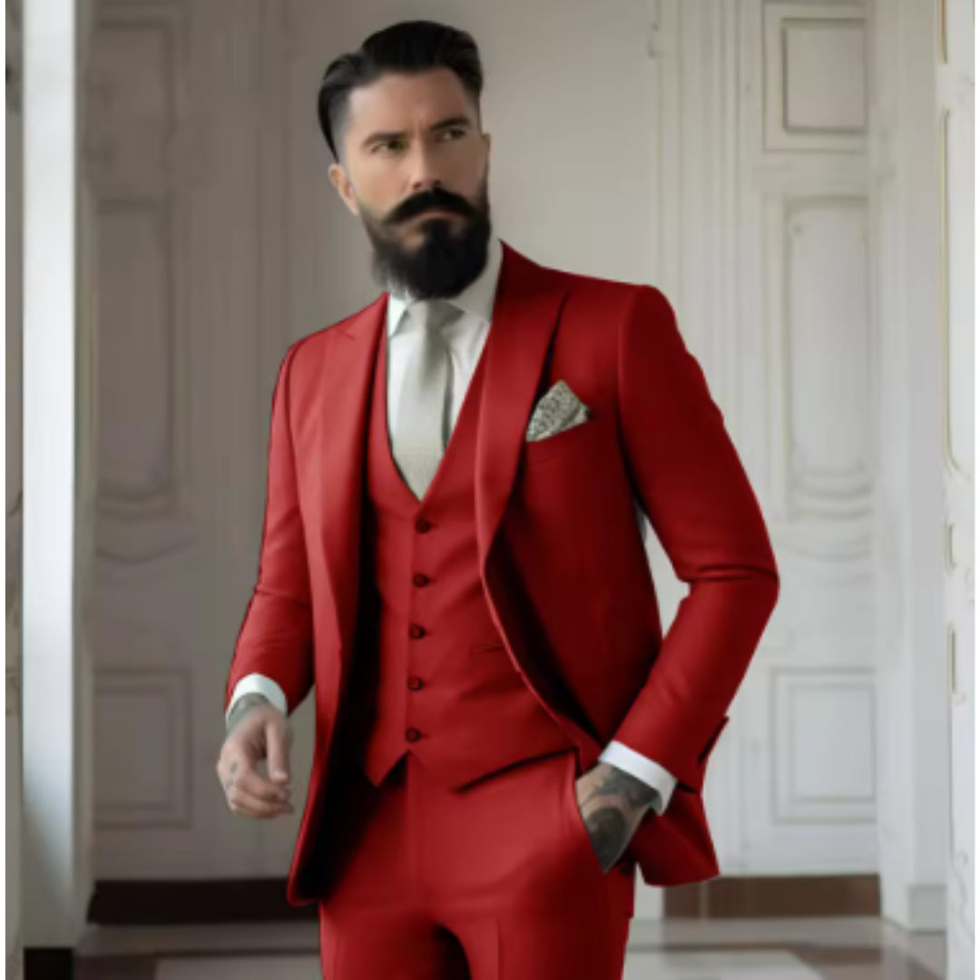 Men’s Classic 3-Piece Wedding Guest Suit | Formal 3