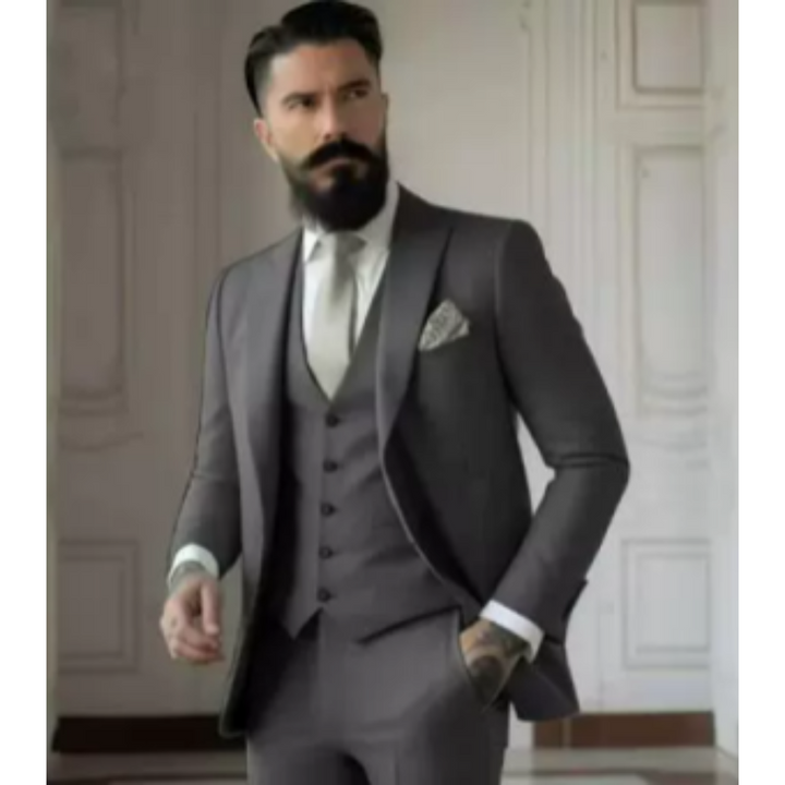 Men’s Classic 3-Piece Wedding Guest Suit | Formal 5