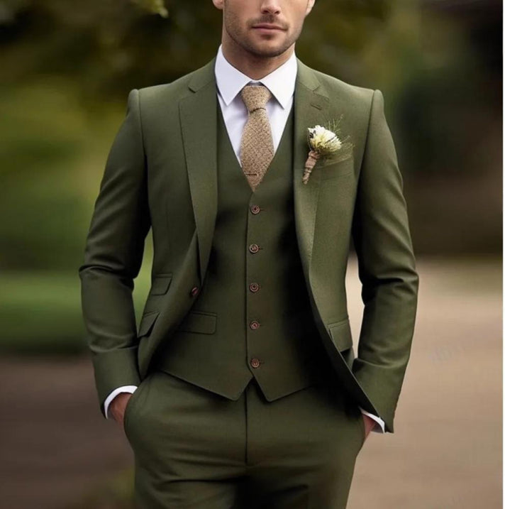 Men’s Classic Three-Piece Suit | Wedding Guest Style 0