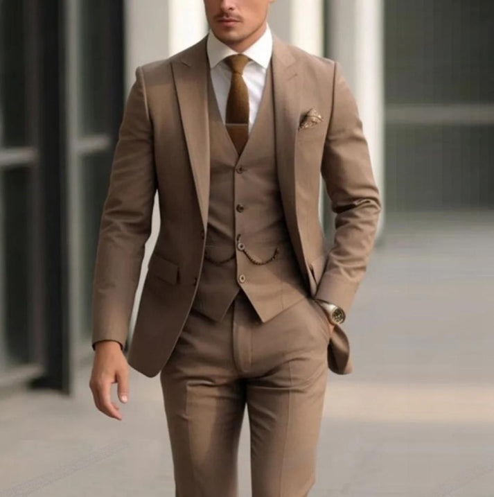 Men’s Classic Three-Piece Suit | Wedding Guest Style 1