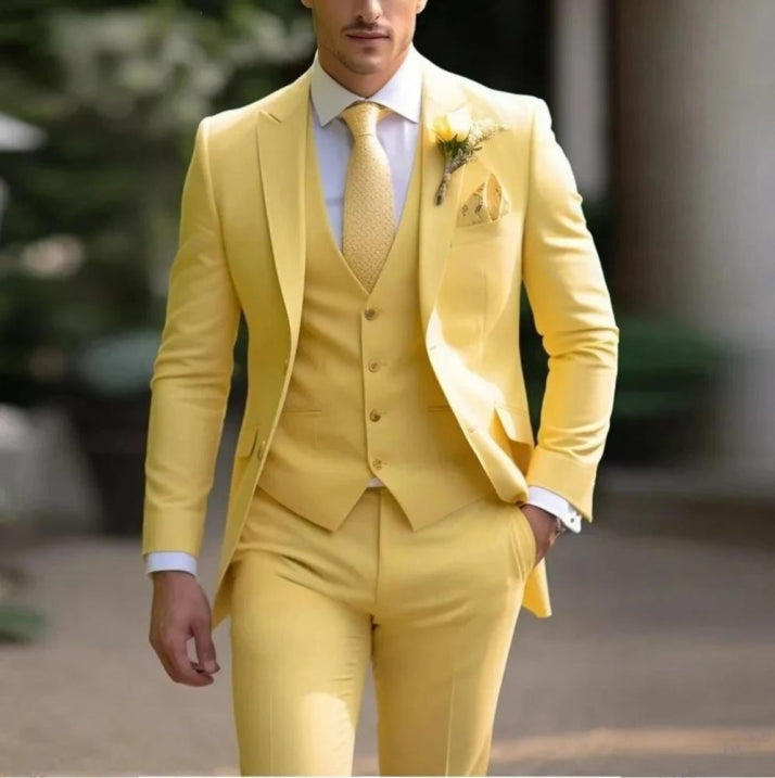 Men’s Classic Three-Piece Suit | Wedding Guest Style 8