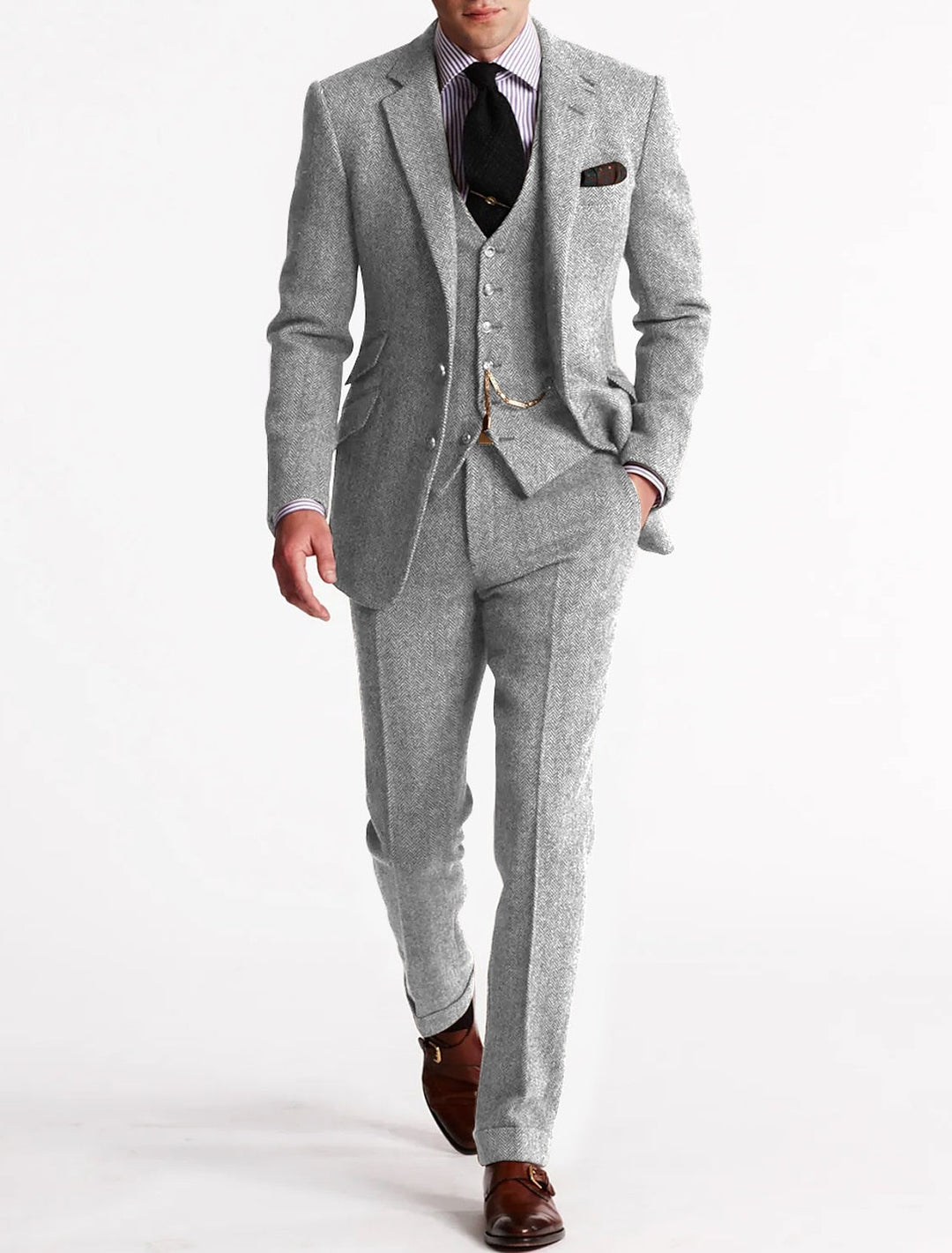 Men’s Classic Wedding Guest Suit | Three-Piece 4