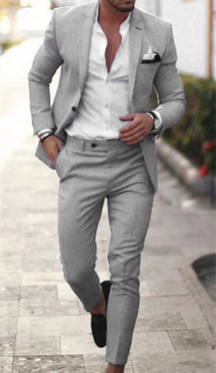 Men’s Lightweight Summer Suit Set | Blazer and Trousers 3