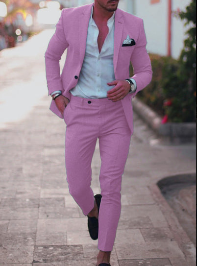 Men’s Lightweight Summer Suit Set | Blazer and Trousers 4