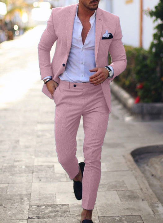 Men’s Lightweight Summer Suit Set | Blazer and Trousers 6