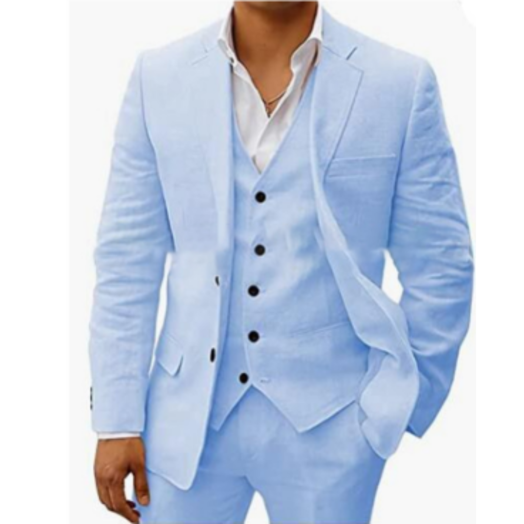 Men’s Summer Wedding Guest Suit | Three-Piece 0