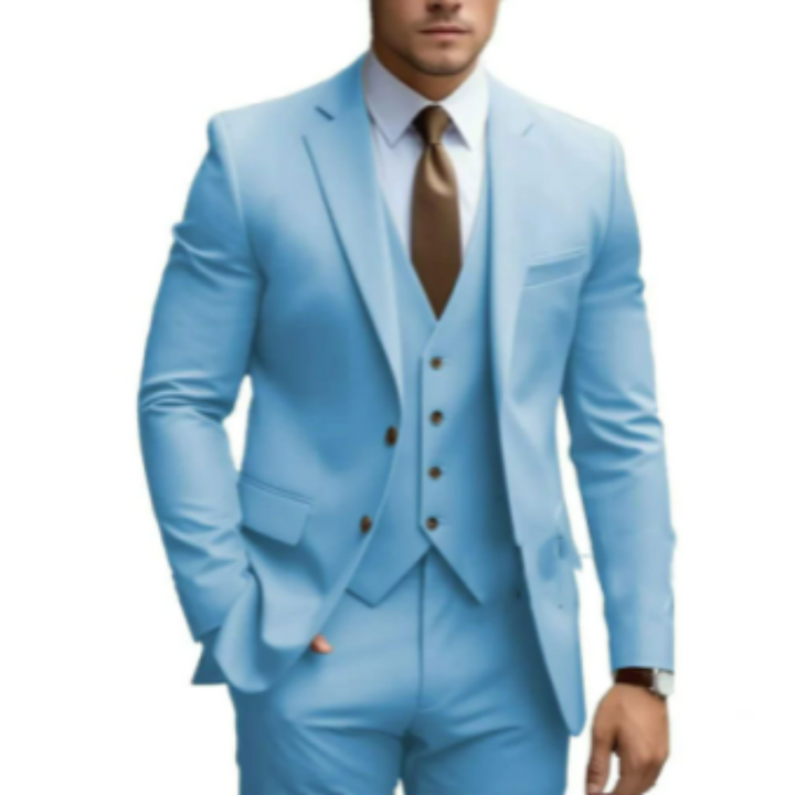 Men’s Three-Piece Suit | Wedding Guest Two-Button Fit 1