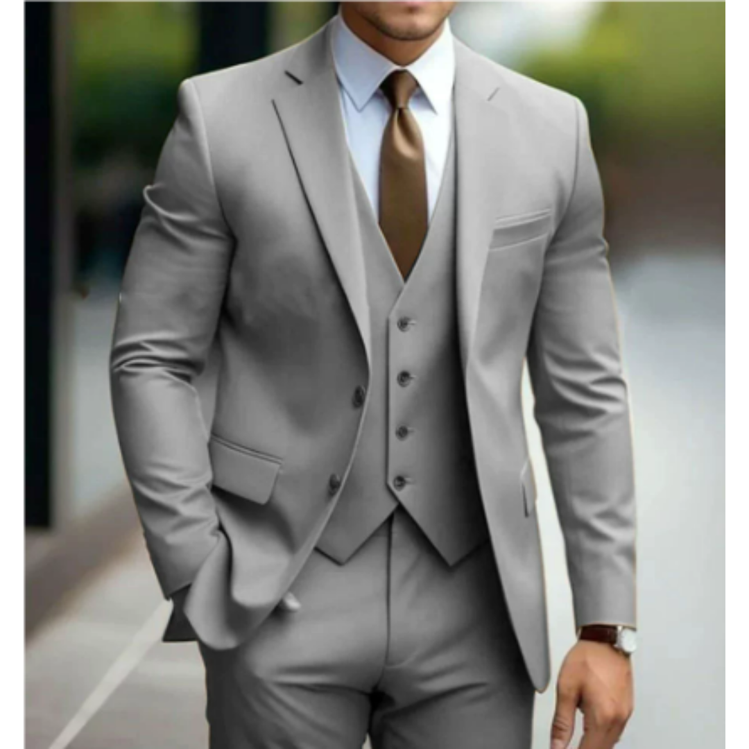 Men’s Three-Piece Suit | Wedding Guest Two-Button Fit 11