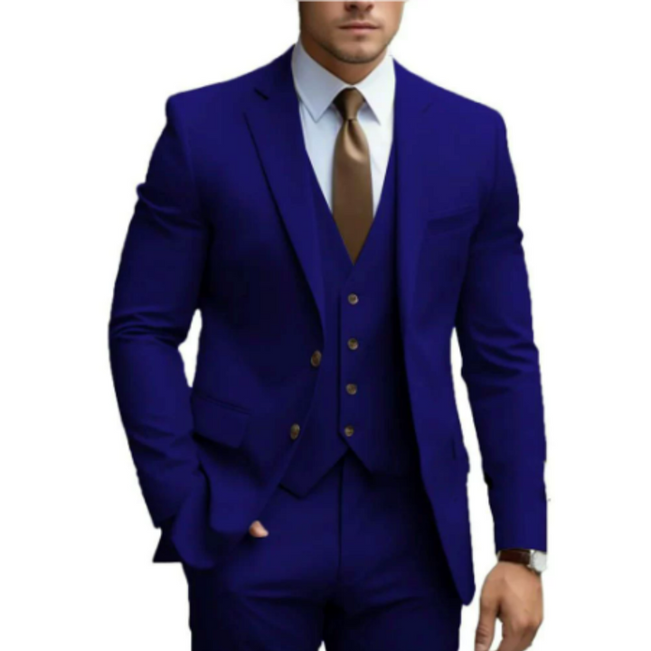 Men’s Three-Piece Suit | Wedding Guest Two-Button Fit 3