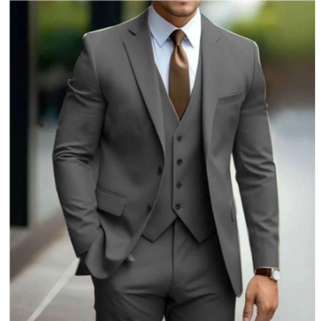 Men’s Three-Piece Suit | Wedding Guest Two-Button Fit 9