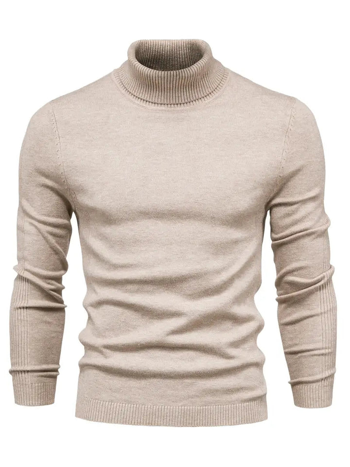 Men’s Turtleneck Sweater - Slim Fit - Soft Knit - Long Sleeve Smart Casual Wear 10