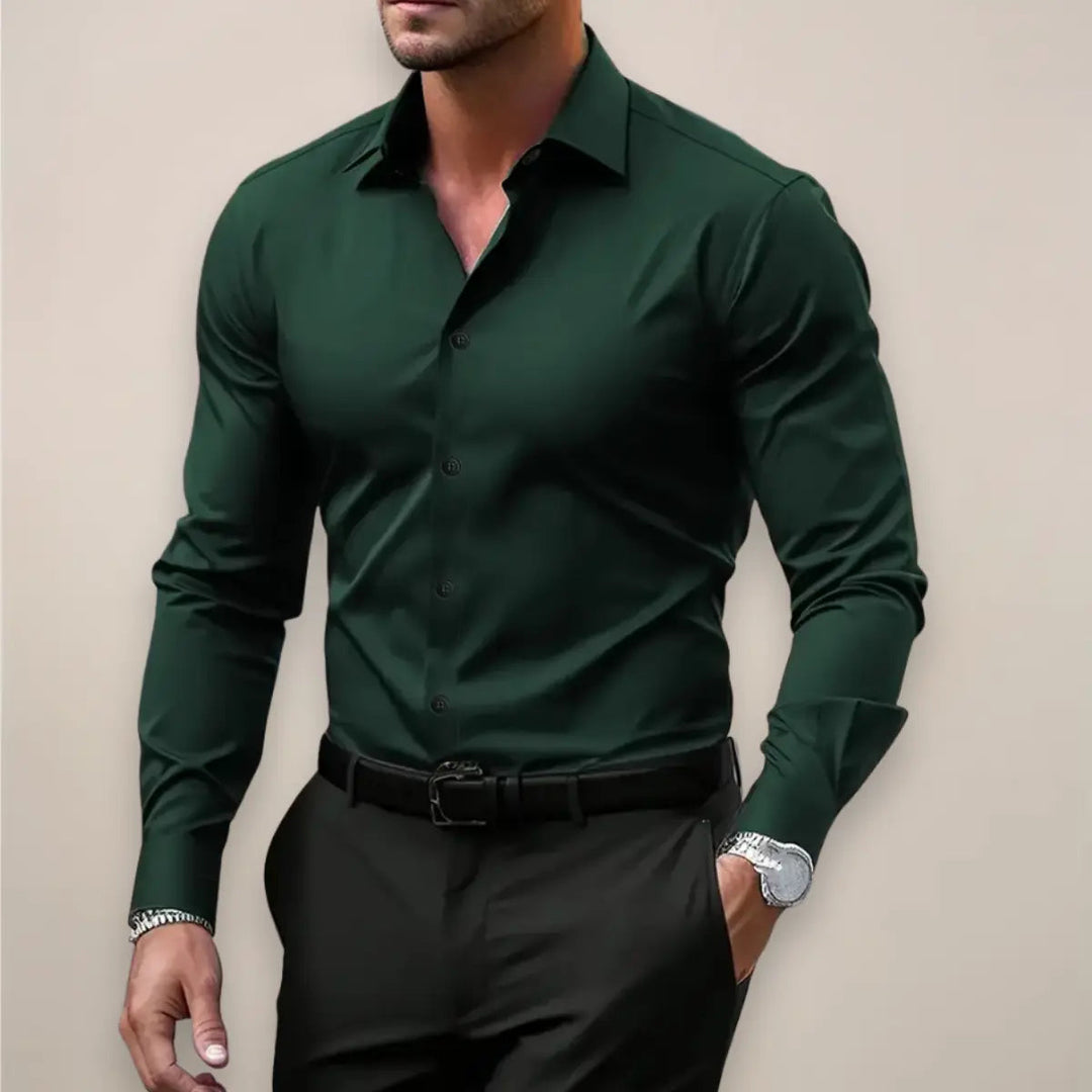 Sebastian | Men's Long Sleeve Shirt Button Up Casual