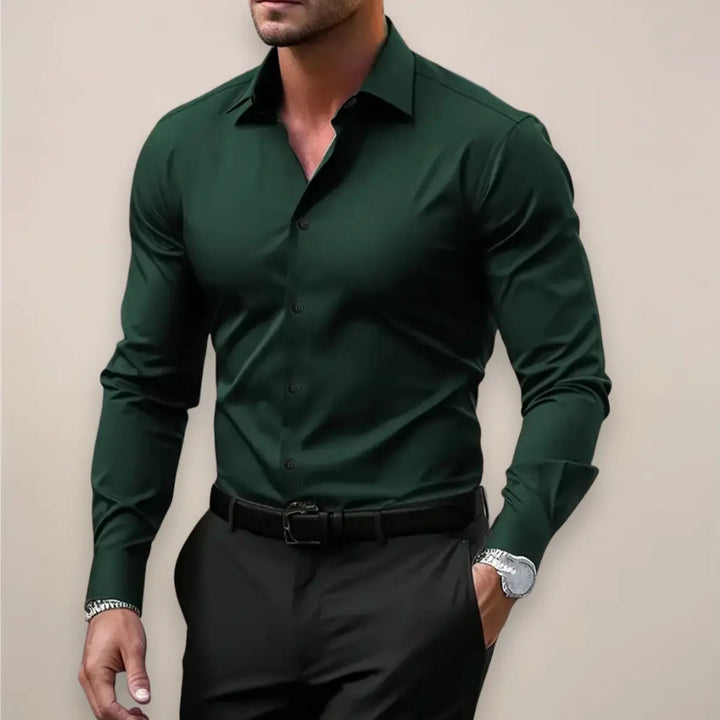 Sebastian | Men's Long Sleeve Shirt Button Up Casual