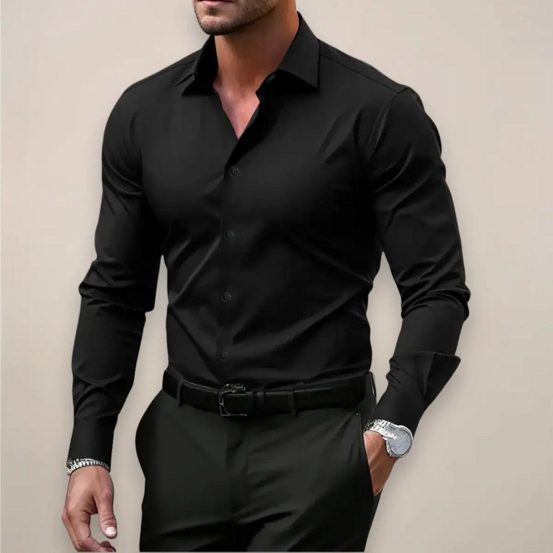 Sebastian | Men's Long Sleeve Shirt Button Up Casual