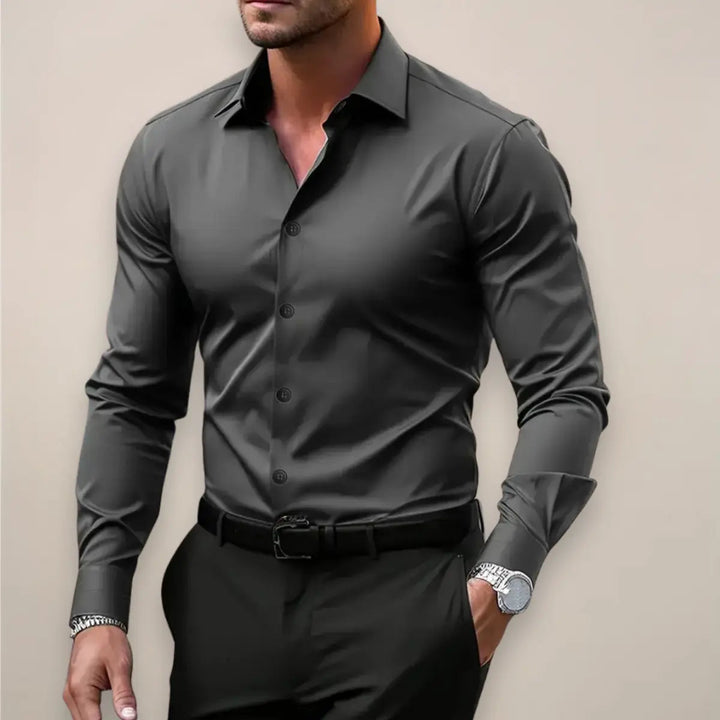 Sebastian | Men's Long Sleeve Shirt Button Up Casual
