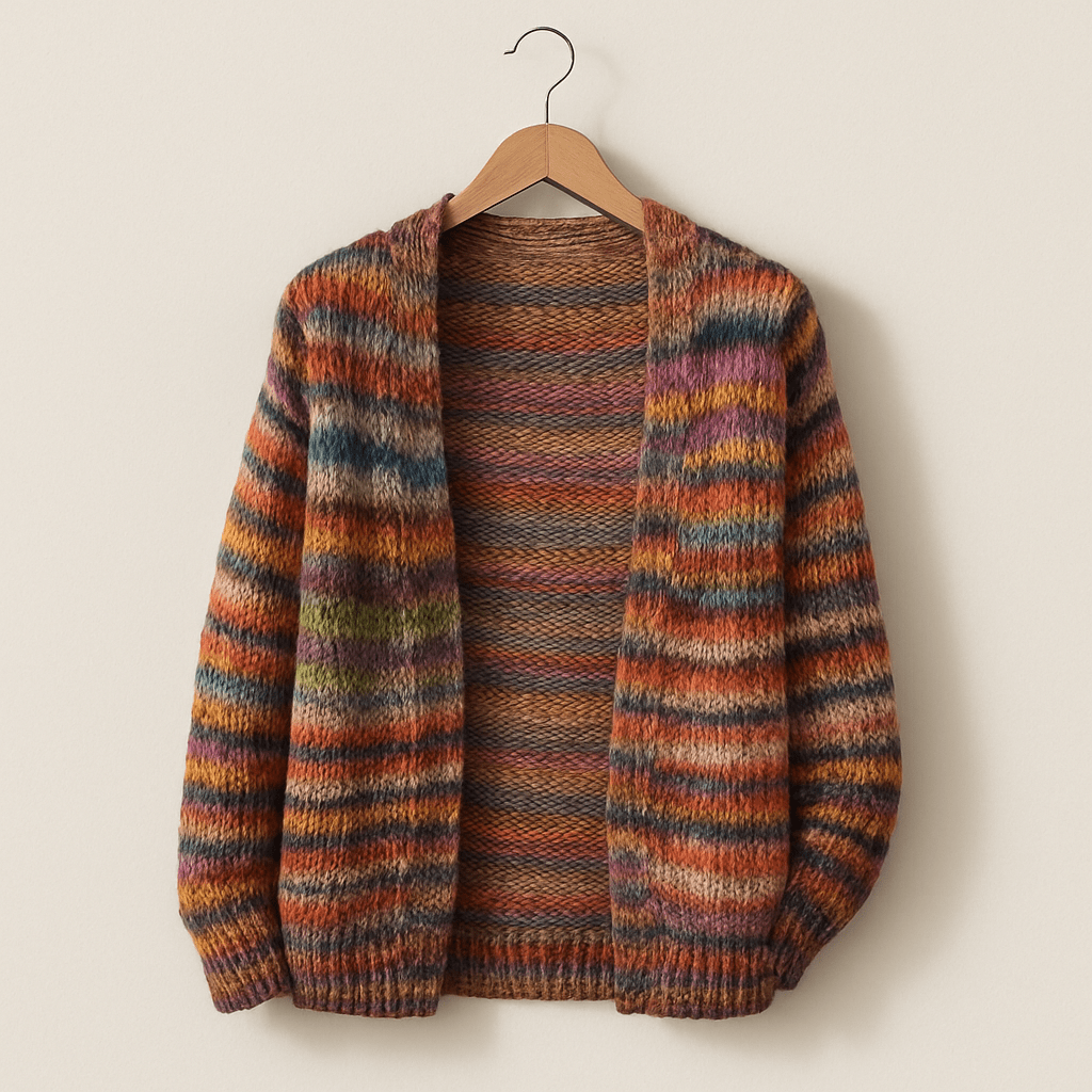 Women’s Colorful Knitted Cardigan | Casual Layered