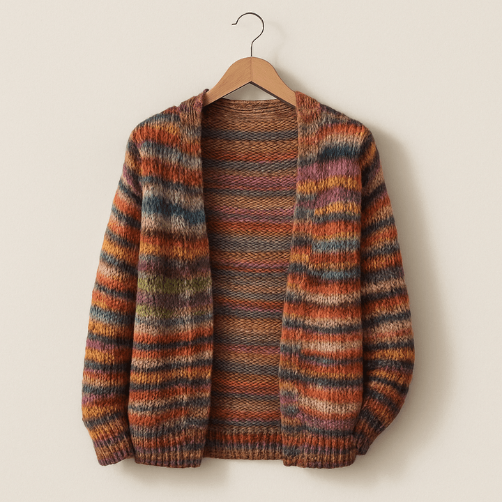Women’s Colorful Knitted Cardigan | Casual Layered