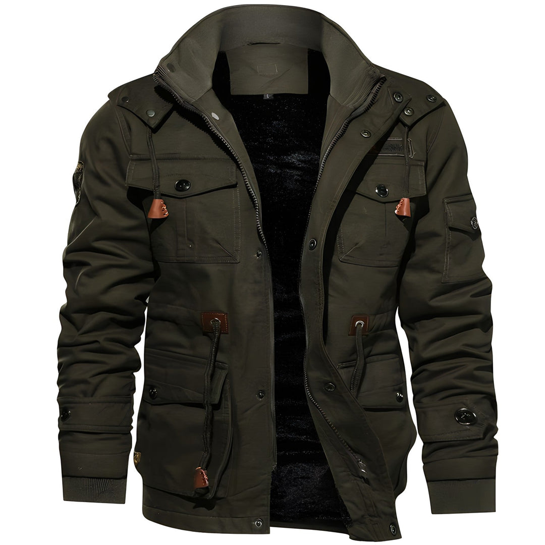 Military jacket with several bags 0