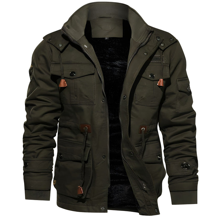 Military jacket with several bags 0