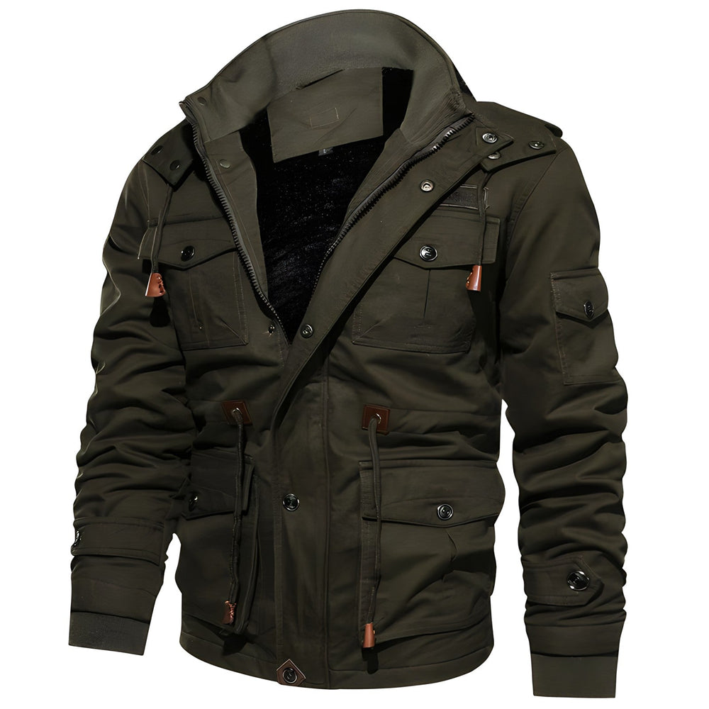 Military jacket with several bags 1