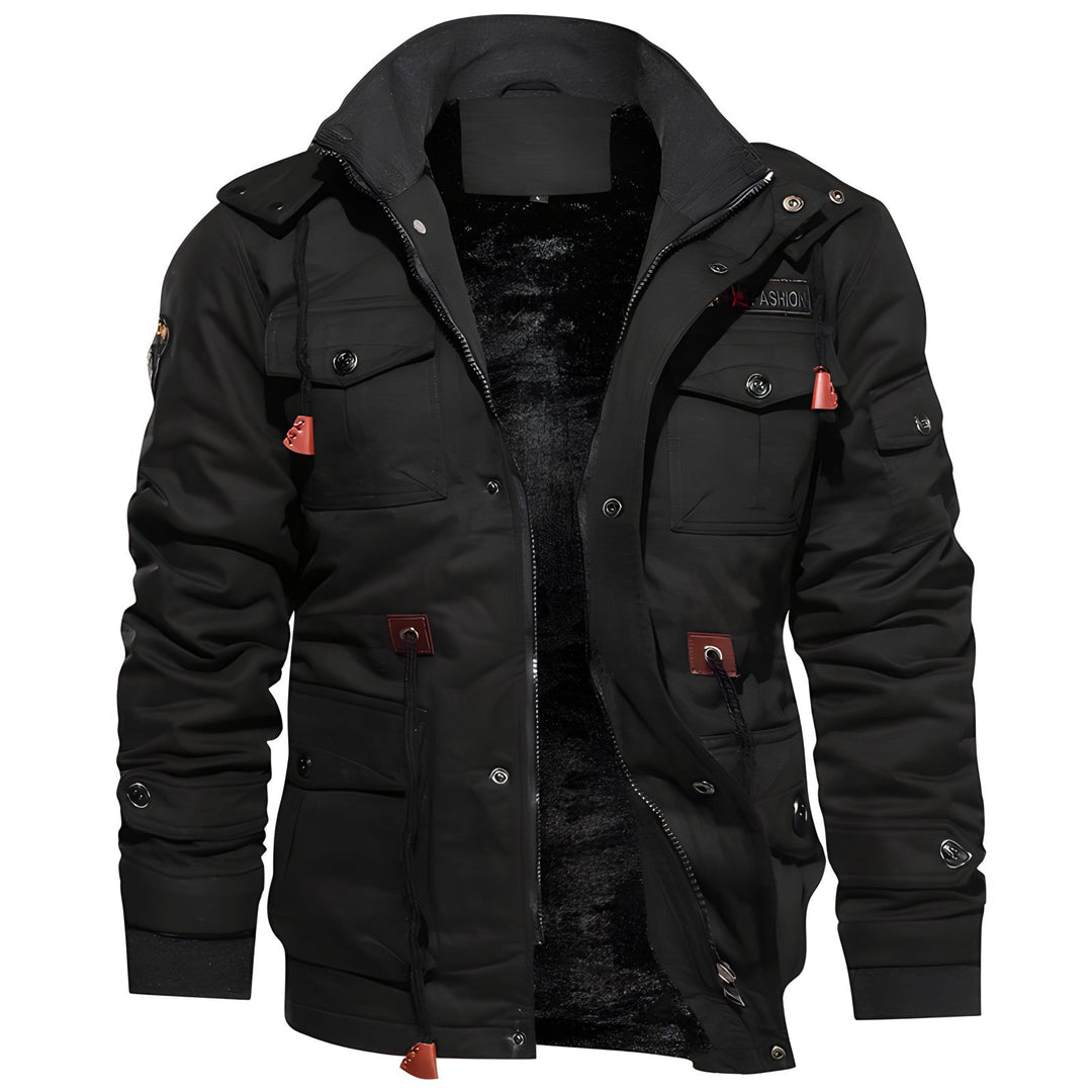 Military jacket with several bags 10