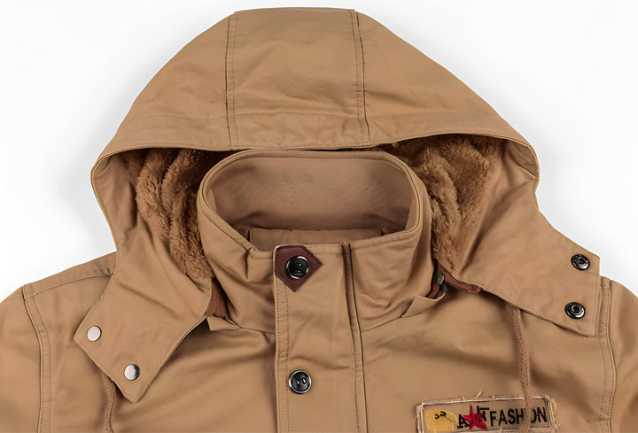 Military jacket with several bags 7