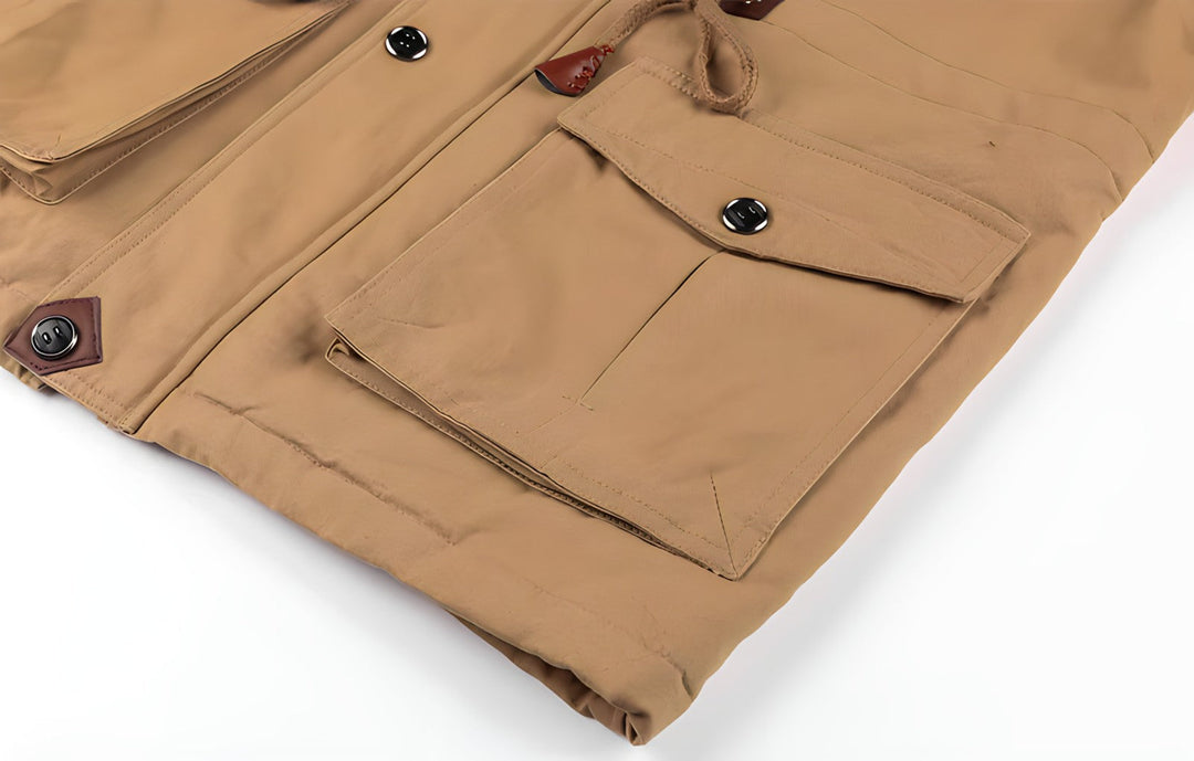 Military jacket with several bags 8
