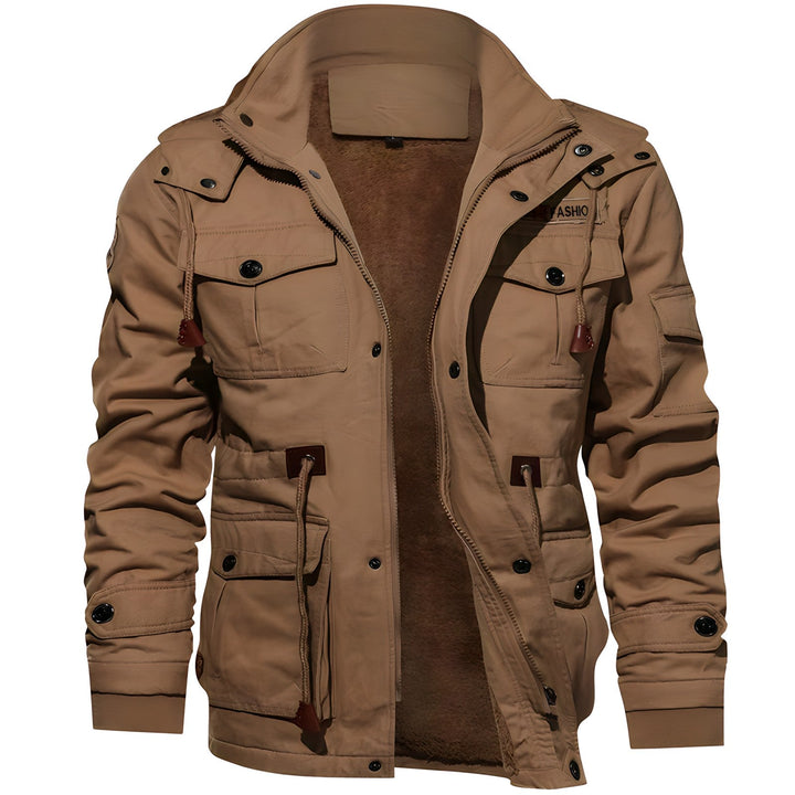 Military jacket with several bags 9