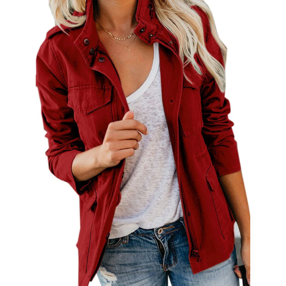 Modern chic jacket for women | zipper 4