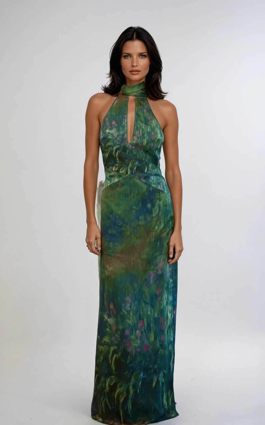 Monet Inspired Maxi Dress 0
