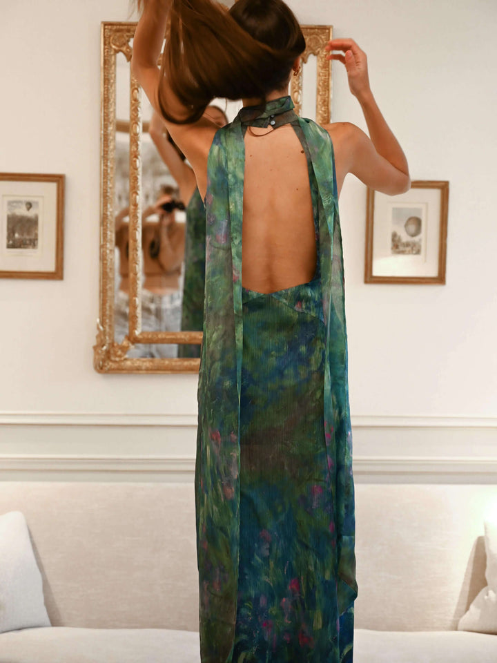 Monet Inspired Maxi Dress 2