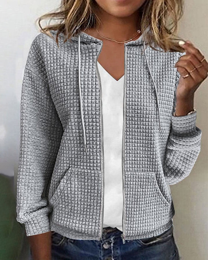 Monique | Casual vest with bags and cords 0