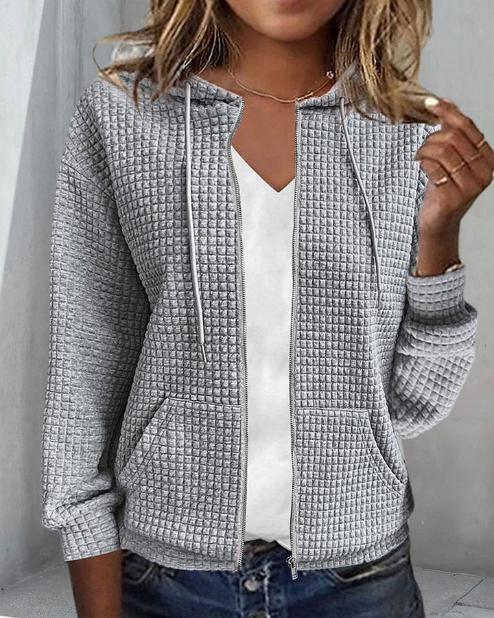 Monique | Casual vest with bags and cords 2