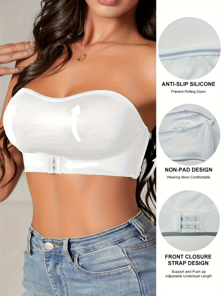 Naomi | Sporty seamless anti -slip Bandeau bra 4