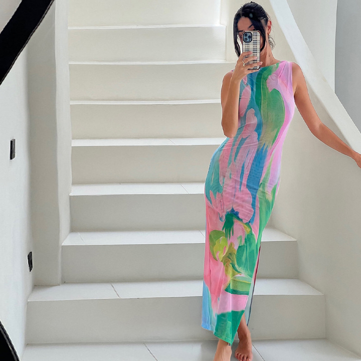 Nola | Pastel Maxi Dress 6