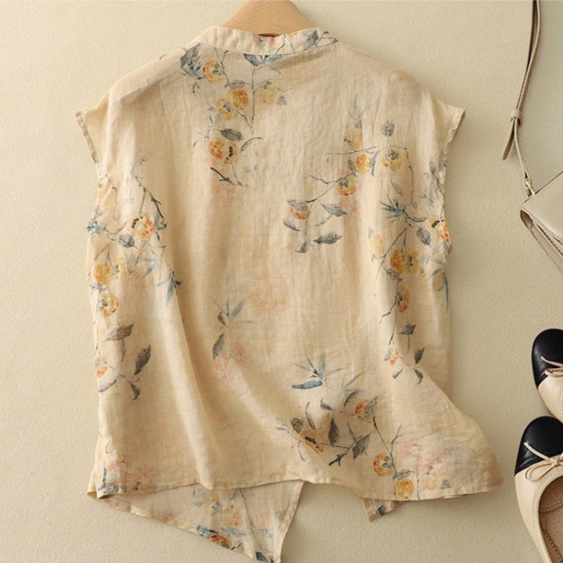Women's Vintage Inspired Sleeveless Top