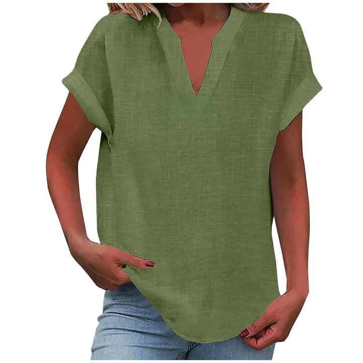 Women's Relaxed V-Neck Everyday Blouse