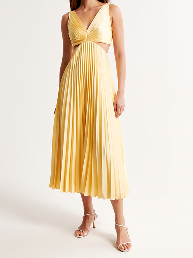 Women's V-Neck Evening Wedding Maxi Dress