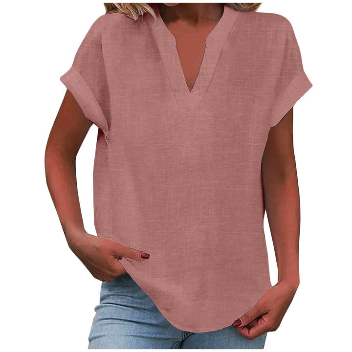 Women's Relaxed V-Neck Everyday Blouse