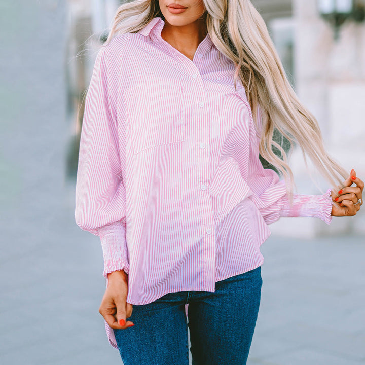 Women's Oversized Striped Shirt