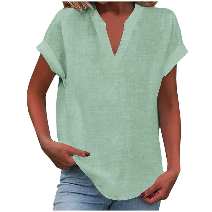 Women's Relaxed V-Neck Everyday Blouse