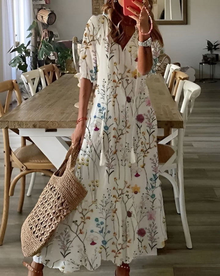 Women's Boho Maxi Dress Relaxed Fit
