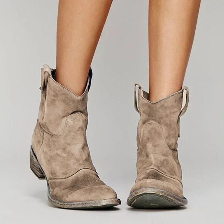 Ankle Boots Western Vintage Women