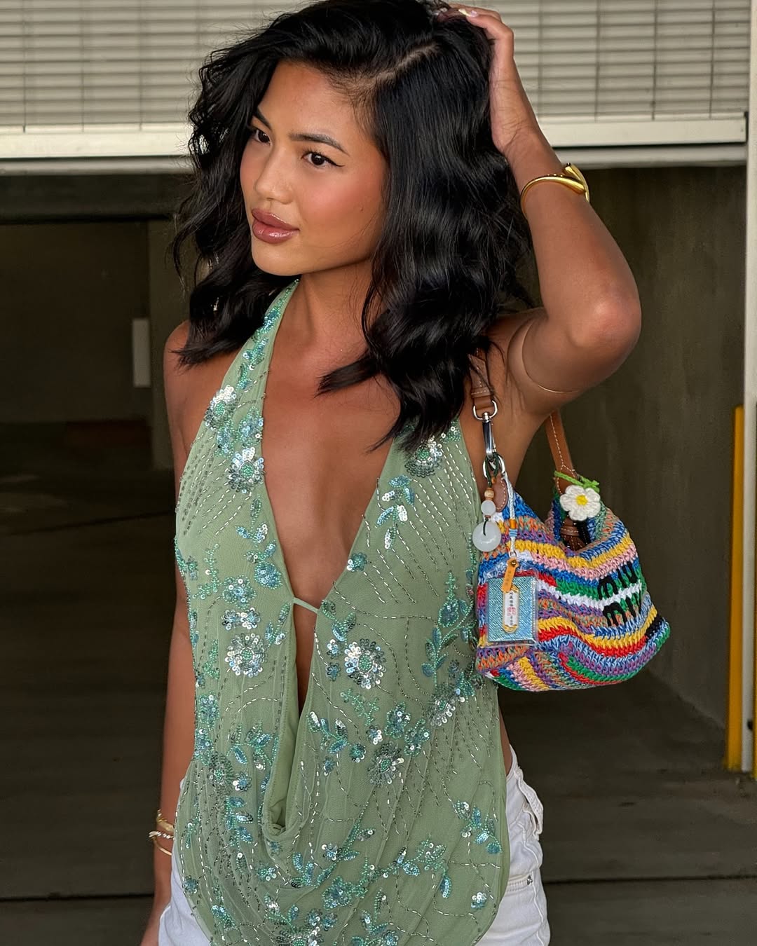 Women’s Cowl Neck Halter Top | Backless