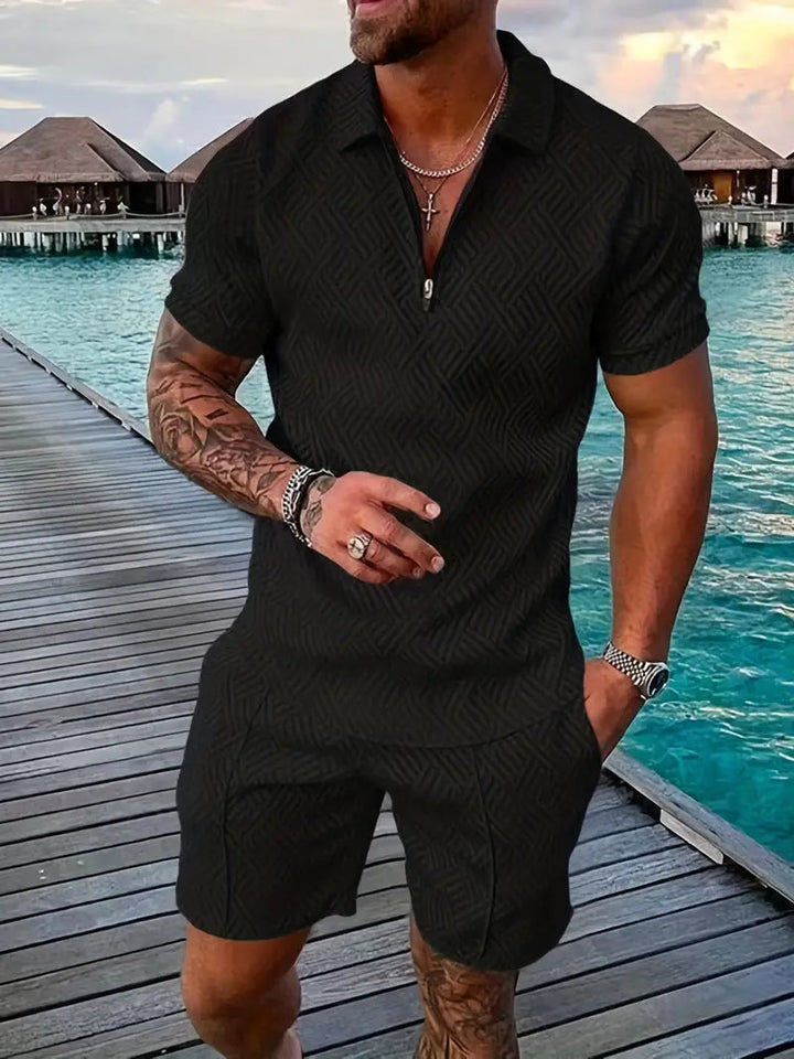 Polo shirt and shorts for men 2