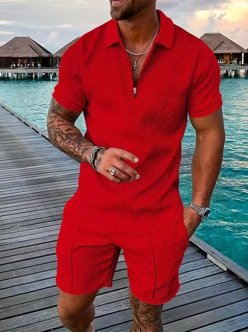 Polo shirt and shorts for men 4