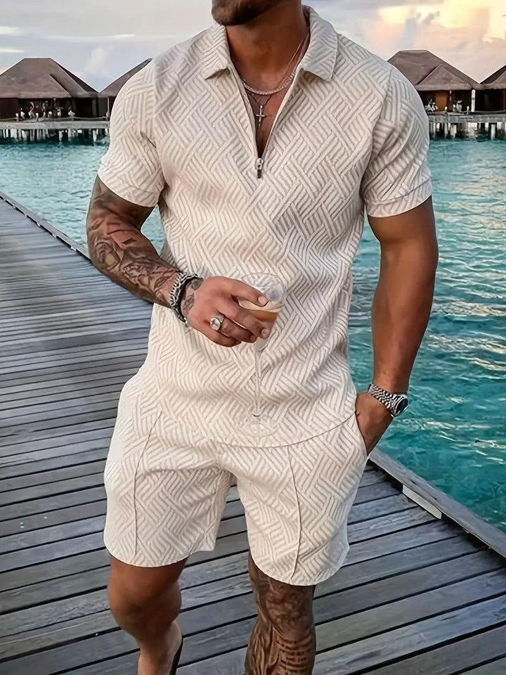 Polo shirt and shorts for men 6