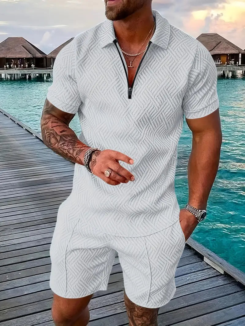 Polo shirt and shorts for men 7